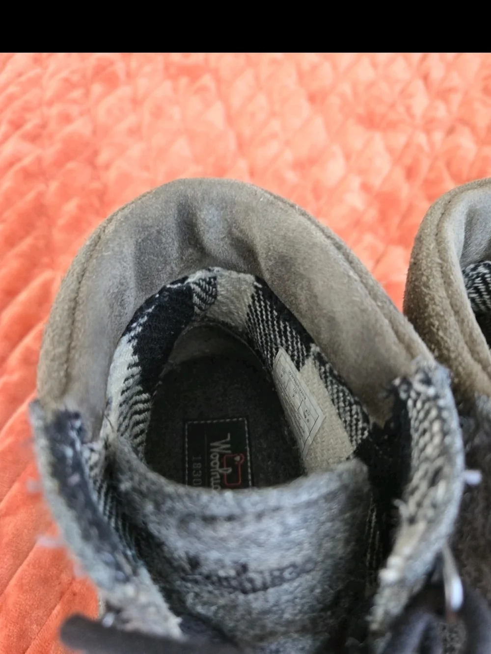 Woolrich Gray Wool Chukka Beebe Mens 9 Boots Xlnt.cond. Classic Style